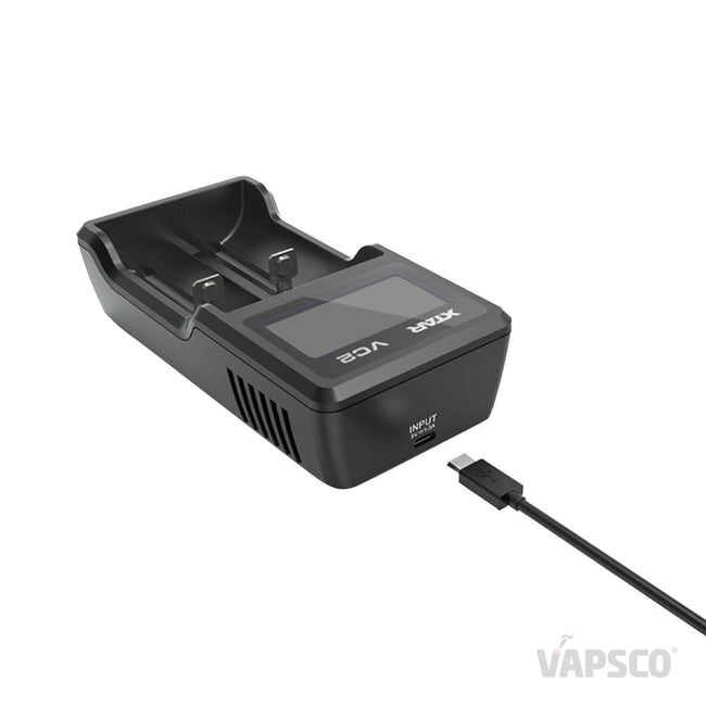 XTAR VC2 LCD 2CH Battery Charger - Vapsco