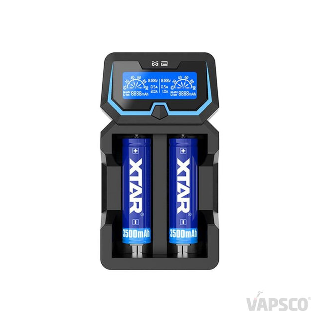 XTAR X2 Smart Fast-Charging LCD Battery Charger - Vapsco